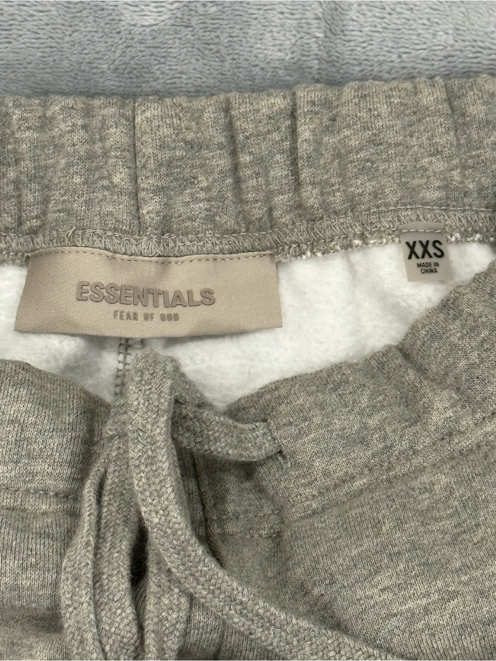 ESSENTIALS Gray Sweatpants with Drawstring - Picture 5 of 5